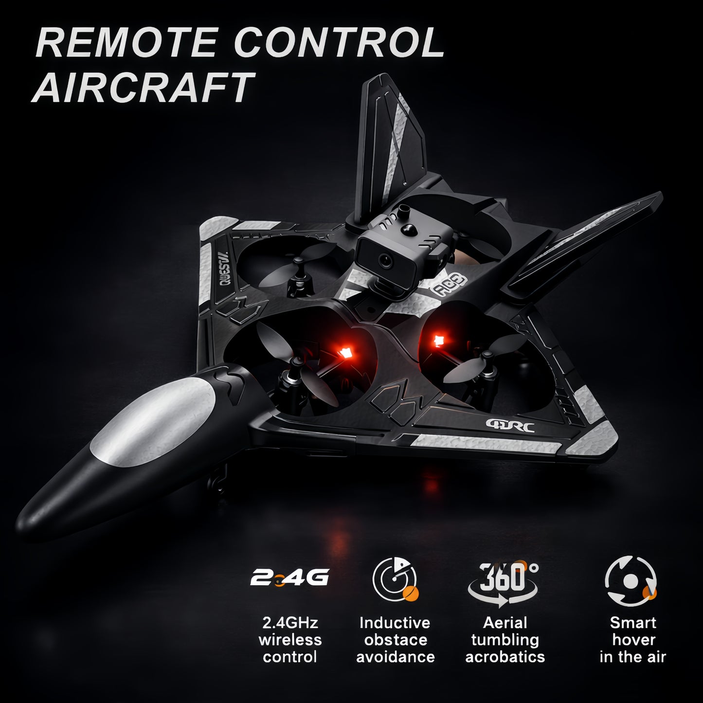 RC Airplane Fighter EPP Foam RC Plane Toy With 2.4 GHz Remote Control