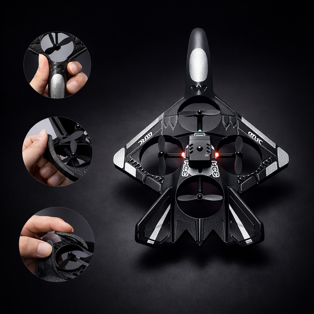 RC Airplane Fighter EPP Foam RC Plane Toy With 2.4 GHz Remote Control