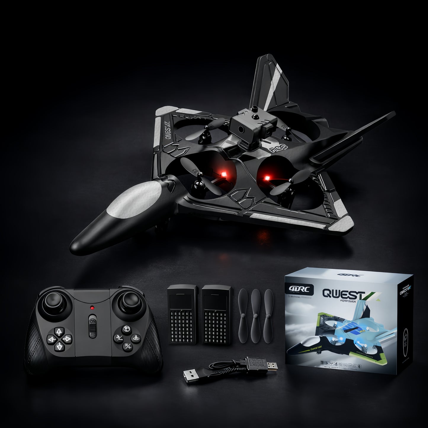 RC Airplane Fighter EPP Foam RC Plane Toy With 2.4 GHz Remote Control