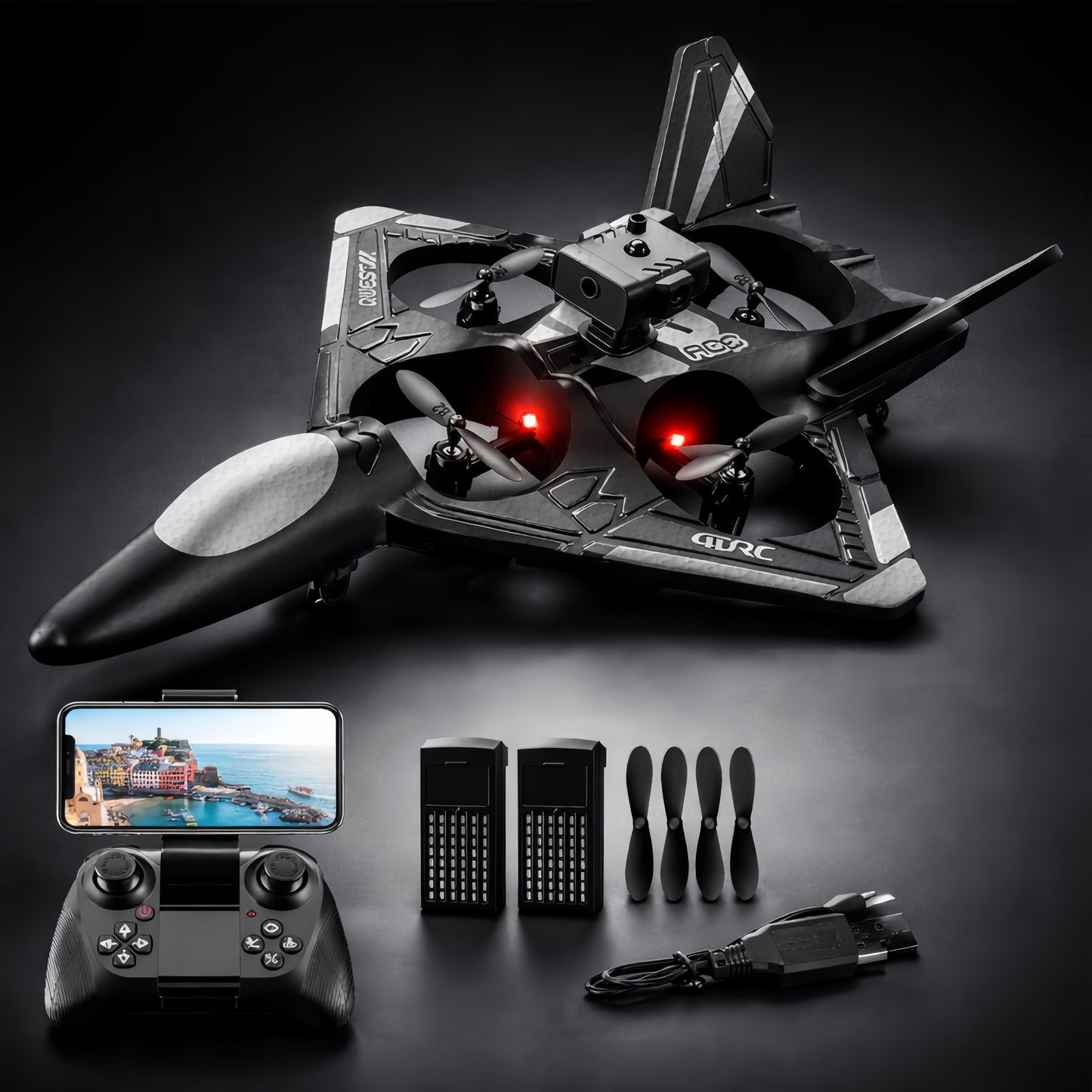 RC Airplane Fighter EPP Foam RC Plane Toy With 2.4 GHz Remote Control